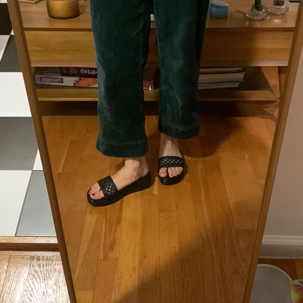 Platform Sandals, Size 6